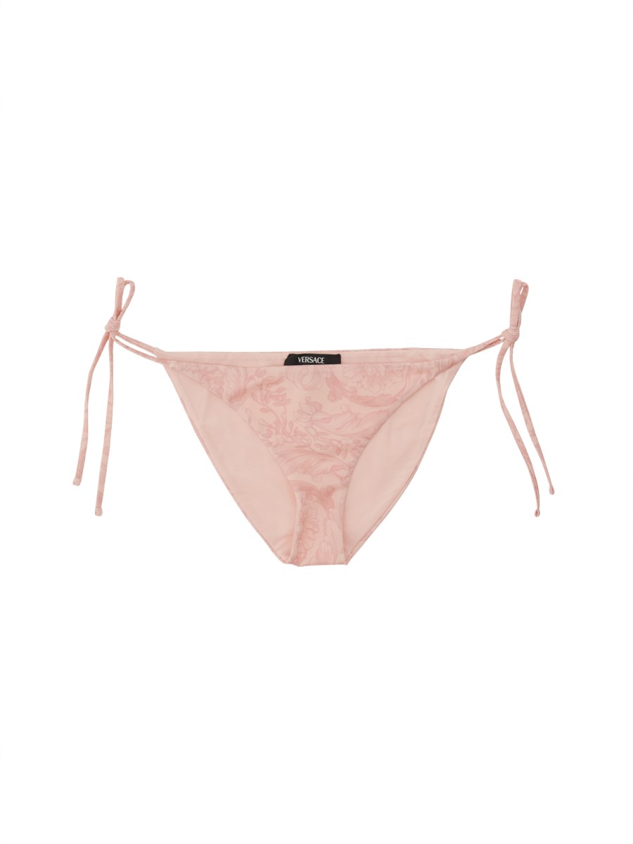 VERSACE      SLIP BIKINI CON STAMPA BAROCCO